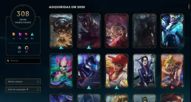 Conta LoL - Janna Vitoriosa / Kayle Juiza - Todos os Champs