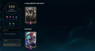 Conta LoL - Janna Vitoriosa / Kayle Juiza - Todos os Champs