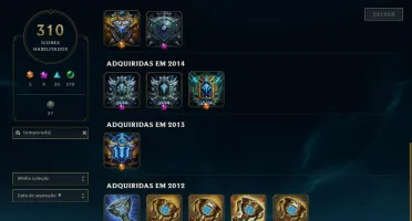 Conta LoL - Janna Vitoriosa / Kayle Juiza - Todos os Champs