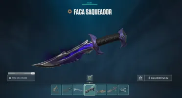 Conta Valorant - Faca Ancifogo, Saqueadora - Plat/Diam
