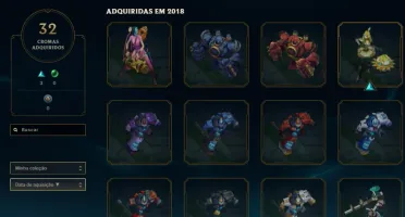 Conta Platina 3 - 128 skins