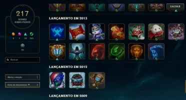 Conta Platina 3 - 128 skins