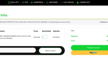 Loja de vendas de scripts online com entrega via download