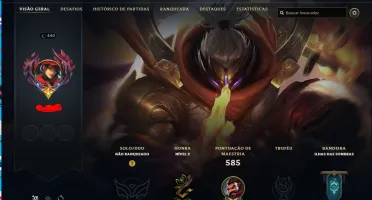 Vendo Conta Lol,151Skins 900 Reais Gastos. Venda Urgente!