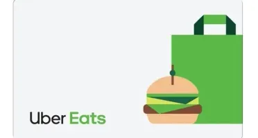 R$ 50 Uber Eats Cartão Pré-Pago Reais