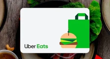 R$ 50 Uber Eats Cartão Pré-Pago Reais