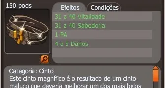 Poderoso cinto ofuscante (SPIRITIA)
