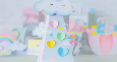 Kit 30 Lembrancinhas Chuva de Amor