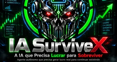 IA SurviveX — A IA que Precisa Lucrar para Sobreviver