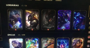 CONTA LOL BARATA LV 73 MUITAS SKINS E CHAMPS