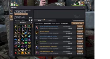 Conta Black Desert com MUITO P2W