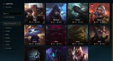 Conta LoL 137 Campeões e 120 Skins (3 vitoriosas 1 hextec)
