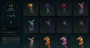 Conta LoL 137 Campeões e 120 Skins (3 vitoriosas 1 hextec)