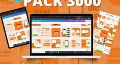 Pack Imagens Canva Editáveis