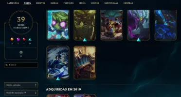 Conta de League Of Legends e Valorant