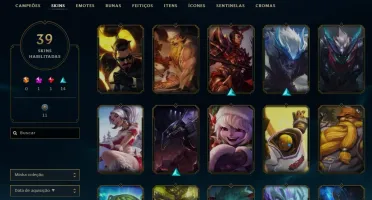 Conta de League Of Legends e Valorant