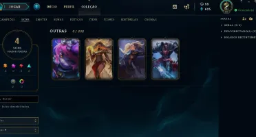 conta lol level 28 unranked - league of legends pronta md10