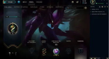 conta lol level 28 unranked - league of legends pronta md10