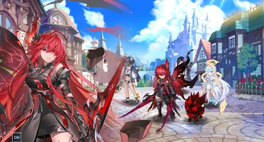 VConta Grand Chase Mobile + Elesis S e Arme S + Trajes