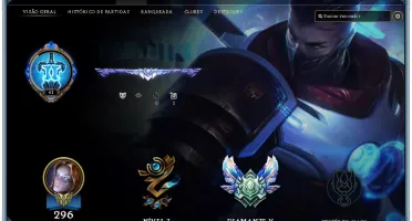 Conta League of Legends, Diamante V, 114 Champions, 45 skins