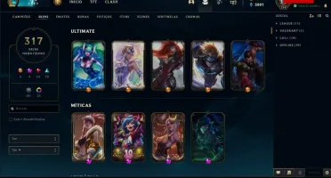 conta league of legends