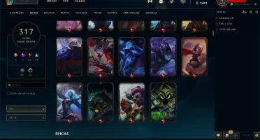 conta league of legends