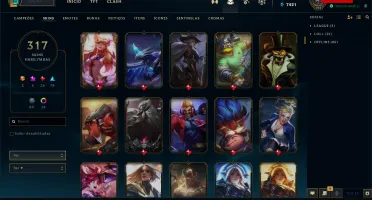 conta league of legends