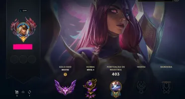 Conta LoL MESTRE 499 skins+cromas