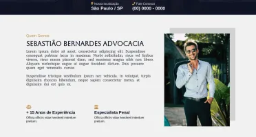 Site Para Advogados | Landing Page