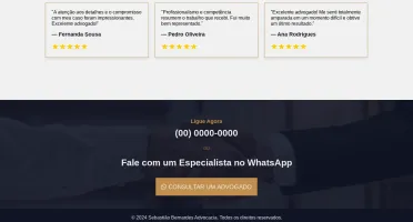 Site Para Advogados | Landing Page