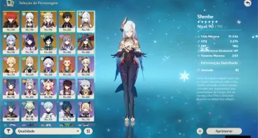 ✨CONTA COM 23 PERSONAGENS 5⭐ AR57 (NEGOCIÁVEL) ✨