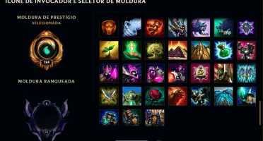 Conta lol diamante 3, 136 skins, todos champs