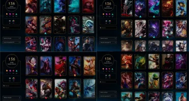 Conta lol diamante 3, 136 skins, todos champs
