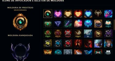 Conta lol diamante 3, 136 skins, todos champs
