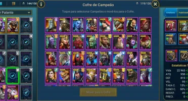 Conta Raid Shadow Legends Lv 72