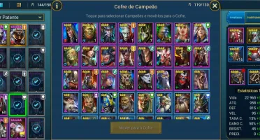 Conta Raid Shadow Legends Lv 72