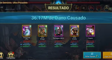 Conta Raid Shadow Legends Lv 72