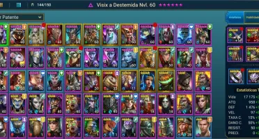 Conta Raid Shadow Legends Lv 72
