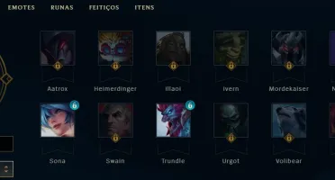 Conta lol diamante 1 com ryze triunfante