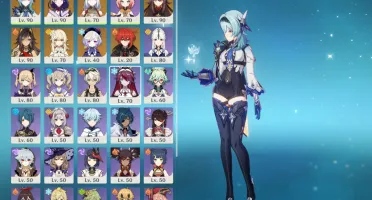 Genshin Impact Ar56 / 7X5★/ Eula + Signature / 6 Armas 5★