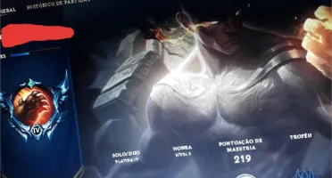 Conta league of legends plat IV - R$50 barato