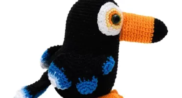 Tucano Médio em Amigurumi