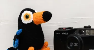 Tucano Médio em Amigurumi