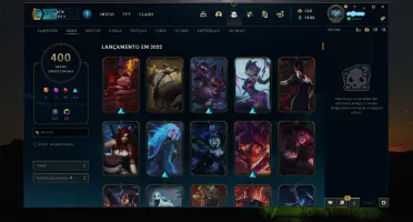 Conta LoL Lv 218 Ex Diamante 400 Skins - League of Legends -