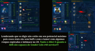 Conta que vende r40 service - Leia a descrição-LADMO-Lucemon