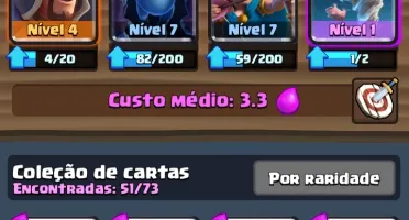 Conta de clash royale. Lvl7