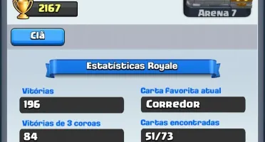 Conta de clash royale. Lvl7