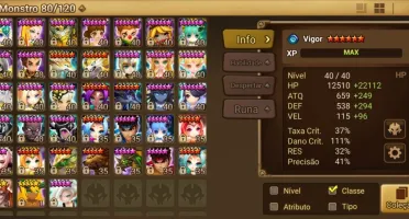 Conta Summoners War mid game nat5 LD(Trinity) serv. GLOBAL