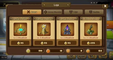 Conta Summoners War mid game nat5 LD(Trinity) serv. GLOBAL