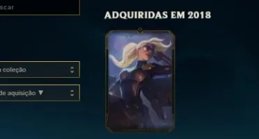 CONTA LEAGUE OF LEGENDS PLATINA IV (EMAIL) & VARIAS SKINS